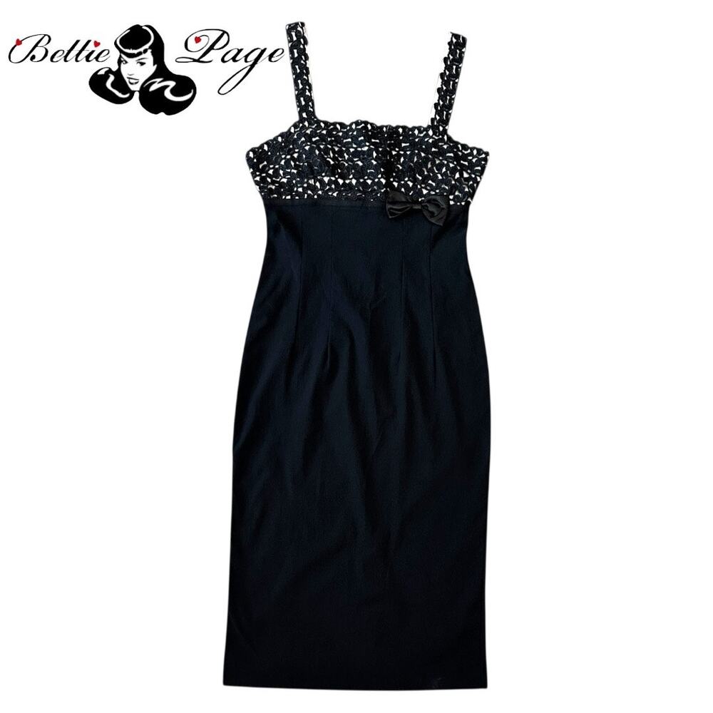 Bettie Page Las Vegas Pin Up Pencil Wiggle Dress